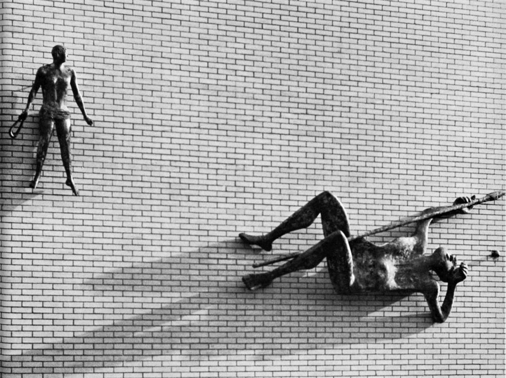 «David und Goliath»  Sekundarschulhaus Kirchberg  1962/63   Foto: M.Perincioli