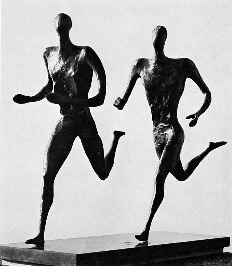 «Zwei Läufer I»  1961    Foto: M.Perincioli
